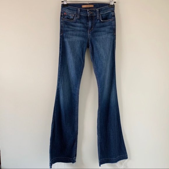 Joe's Jeans Sophia Mid Rise Icon Flare Wide Leg Jeans - Picture 2 of 14